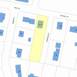 59 Cornell St, Newton MA 02462-1328 plot plan