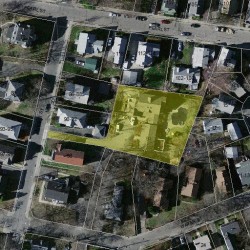 96 Jewett St, Newton MA 02458-1524 aerial view