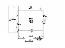185 Collins Rd, Newton MA  02468-2237 floor plan