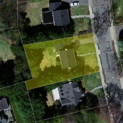 52 Ferncroft Rd, Newton MA  02468-1214 aerial view