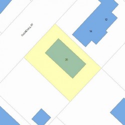 20 Churchill St, Newton MA 02460-1407 plot plan