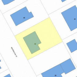 48 Kensington St, Newton MA  02460-1312 plot plan