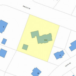 1932 Beacon St, Newton MA 02468-1437 plot plan