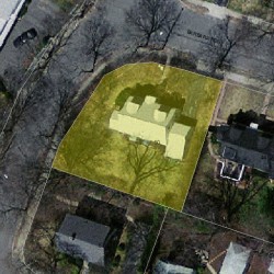 50 Barbara Rd, Newton MA 02465-1103 aerial view