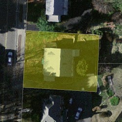 208 Parker St, Newton MA 02459-2551 aerial view