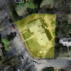 284 Upland Ave, Newton MA  02461-2004 aerial view