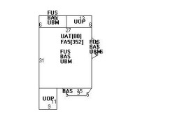 366 Waltham St, Newton MA  02465-1732 floor plan