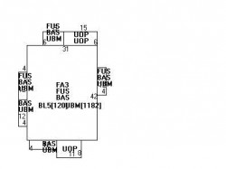 75 Brookside Ave, Newton MA 02460-1523 floor plan