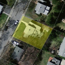 129 Fessenden St, Newton MA 02460-1131 aerial view