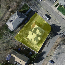 40 Homer St, Newton MA  02459-1517 aerial view