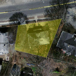 2226 Commonwealth Ave, Newton MA 02466-1804 aerial view