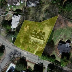 258 Prince St, Newton MA 02465-2920 aerial view