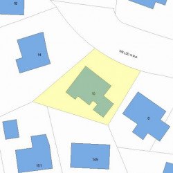 10 Weldon Rd, Newton MA 02458-1807 plot plan