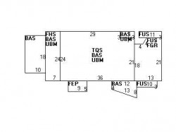 37 Burr Rd, Newton MA  02459-1403 floor plan