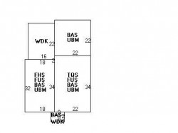 20 Garland Rd, Newton MA  02459-1709 floor plan