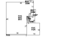 188 Quinobequin Rd, Newton MA 02468-1815 floor plan