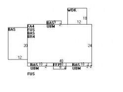 41 Prentice Rd, Newton MA  02459-1325 floor plan