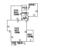 14 Maple Ave, Newton MA  02458-1910 floor plan
