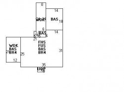 67 Beaumont Ave, Newton MA 02460-2315 floor plan