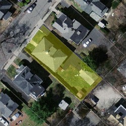 100 Floral St, Newton MA 02461-1523 aerial view