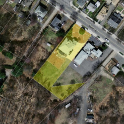 306 River St, Newton MA  02465-1436 aerial view