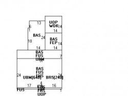 14 Magnolia Ave, Newton MA 02458-2711 floor plan