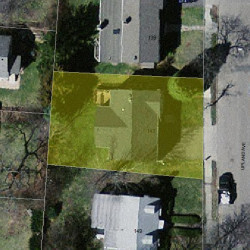 143 Upland Ave, Newton MA  02461-2112 aerial view