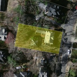 51 Devon Rd, Newton MA 02459-1649 aerial view