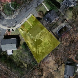 68 Larchmont Ave, Newton MA 02468-2030 aerial view