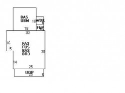 255 Adams Ave, Newton MA 02465-1502 floor plan