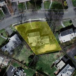 25 Oldham Rd, Newton MA 02465-2326 aerial view