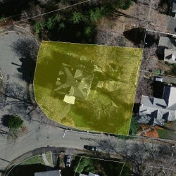 165 Hunnewell Ave, Newton MA 02458-2245 aerial view