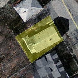 1221 Walnut St, Newton MA 02461-1820 aerial view