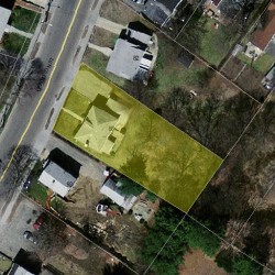 88 Lexington St, Newton MA 02466-1346 aerial view