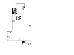 653 Watertown St, Newton MA  02460-1350 floor plan