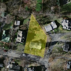 121 Gibbs St, Newton MA  02459-1927 aerial view
