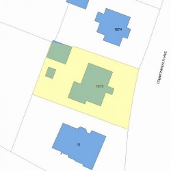 1870 Commonwealth Ave, Newton MA 02466-2408 plot plan