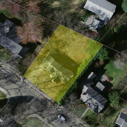 60 Hartman Rd, Newton MA  02459-3060 aerial view