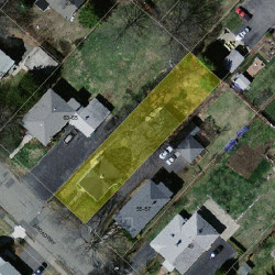 61 Broadway Ter, Newton MA  02460-1404 aerial view