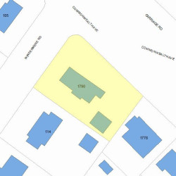1790 Commonwealth Ave, Newton MA 02466-2905 plot plan