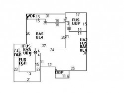 34 Prentice Rd, Newton MA 02459-1343 floor plan