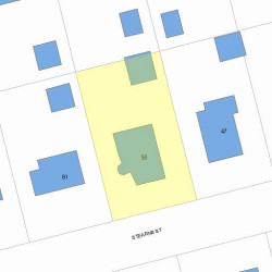 53 Stearns St, Newton MA  02459-2441 plot plan