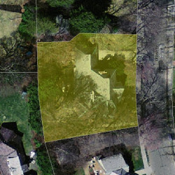 101 Cedar St, Newton MA 02459-1524 aerial view