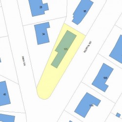 105 Selwyn Rd, Newton MA 02461-2141 plot plan