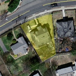 98 Auburndale Ave, Newton MA  02465-1420 aerial view