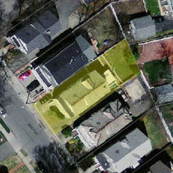 60 Eddy St, Newton MA 02465-2134 aerial view