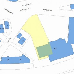 980 Boylston St, Newton MA  02461-1504 plot plan