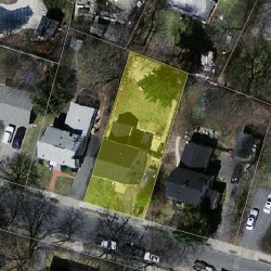 248 Adams Ave, Newton MA  02465-1504 aerial view