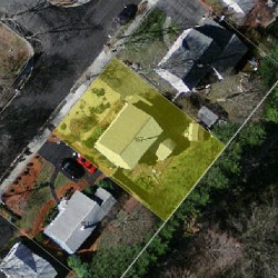 157 Spiers Rd, Newton MA  02459-3717 aerial view