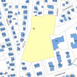 54 Jasset St, Newton MA 02458-1003 plot plan